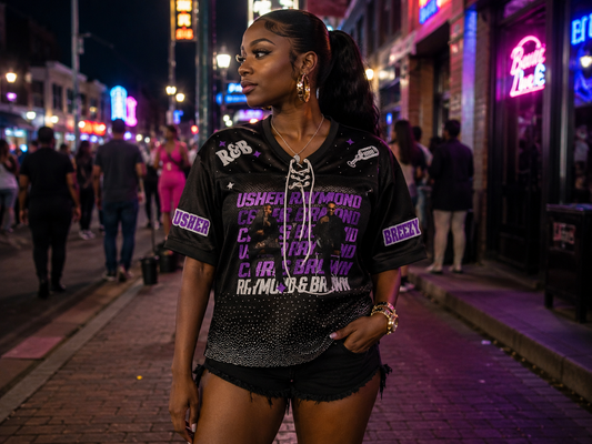 R & B Concert Custom Bling Jersey