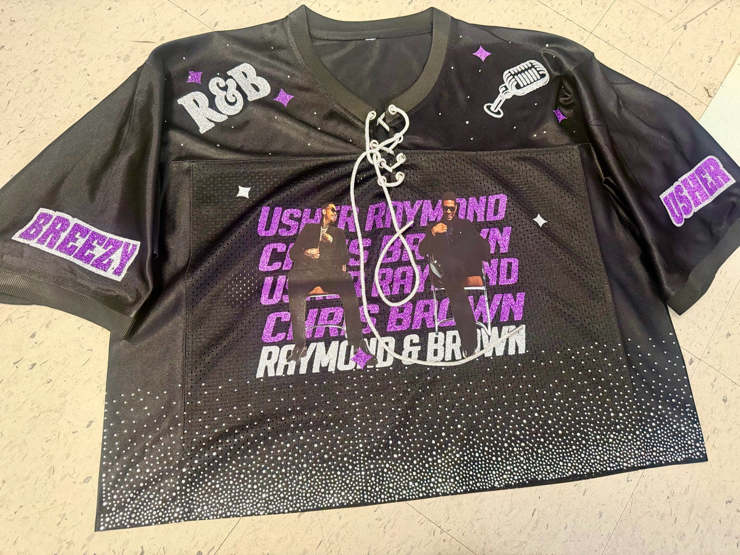 R & B Concert Custom Bling Jersey