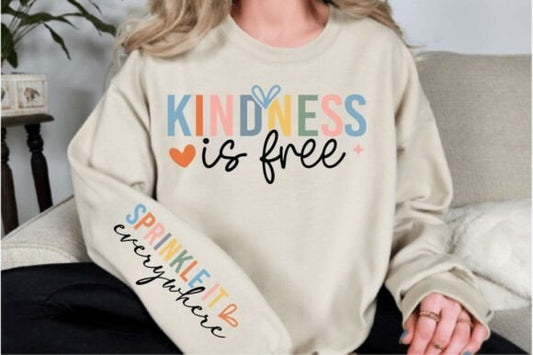 Kindness Is Free DTF Transfer