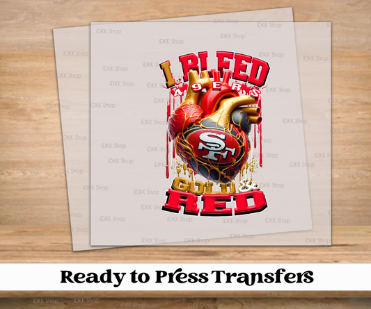 I Bleed Football  | DTF Transfer
