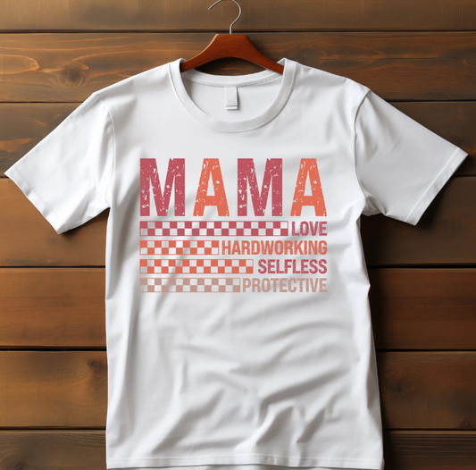 Mama DTF Transfer - Orange