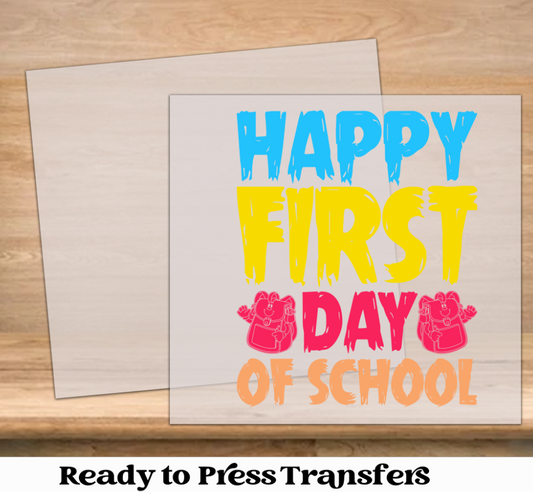 First Day of School 1 DTF Transfer