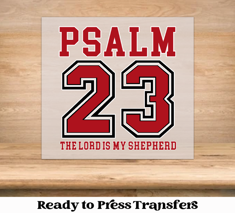 Psalm 23 DTF Transfer