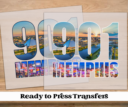 901 Memphis DTF Transfer