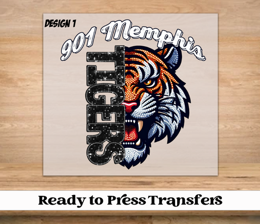 901 Memphis Bling DTF Transfer
