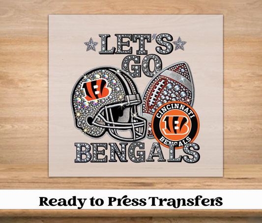 Let's Go Bling Football  | DTF Transfer