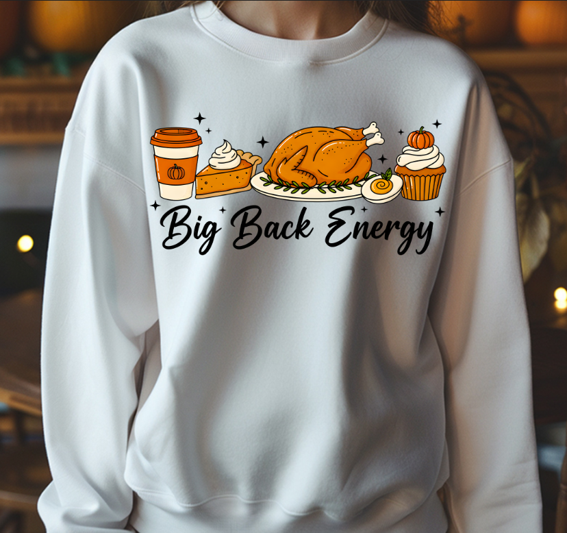 Big Back Energy DTF Transfer