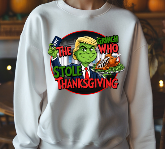 The Grnch Who Stole Thanksgiving Shirt