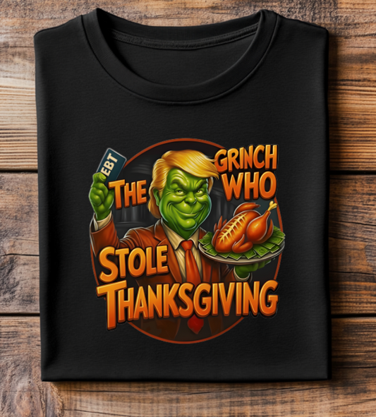 (Gold) The Grnch Who Stole Thanksgiving Shirt
