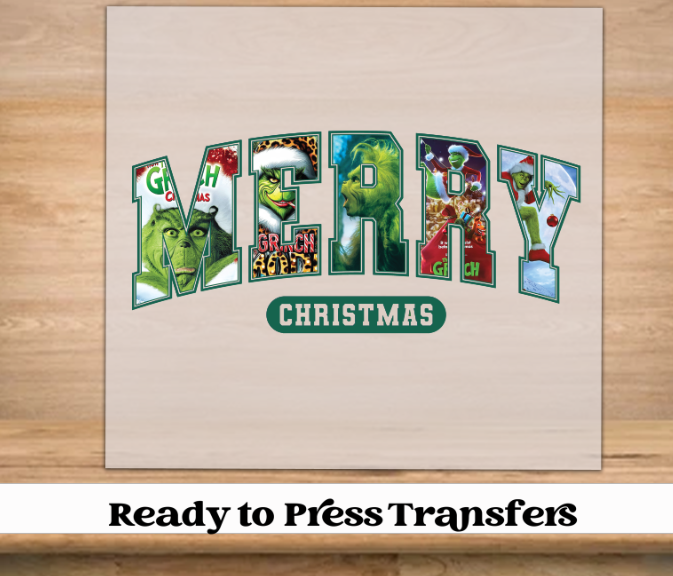 Christmas Movie Merry Christmas DTF Transfer