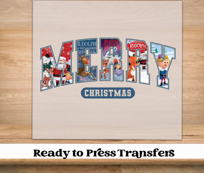 Christmas Movie Merry Christmas DTF Transfer