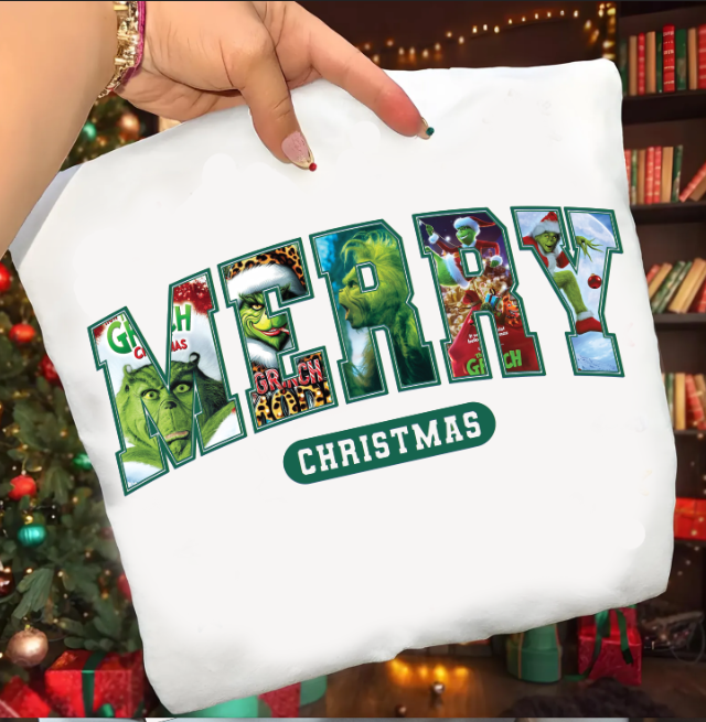 Christmas Movie Merry Christmas DTF Transfer