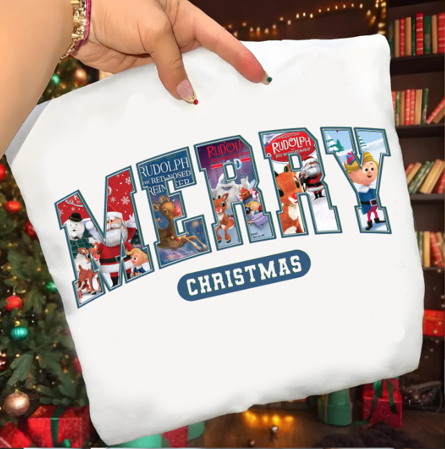 Christmas Movie Merry Christmas DTF Transfer