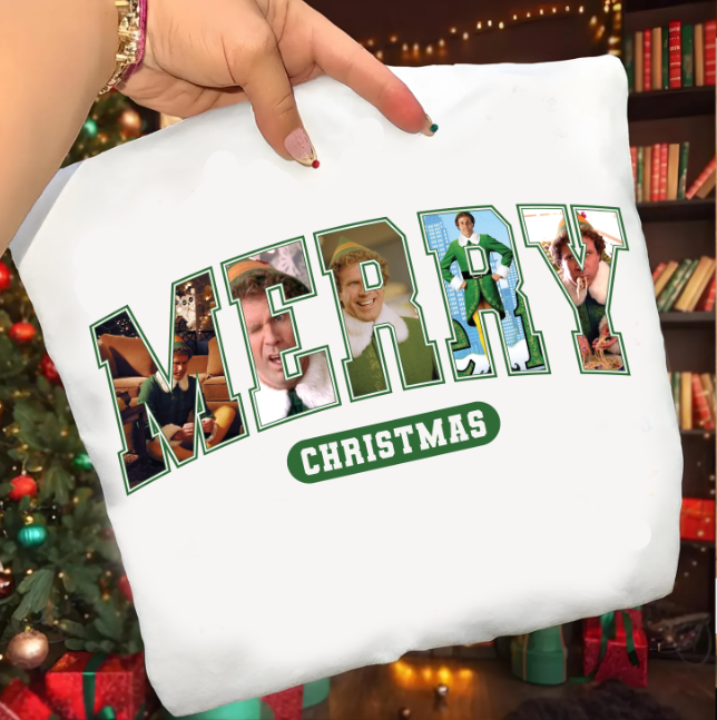 Christmas Movie Merry Christmas DTF Transfer