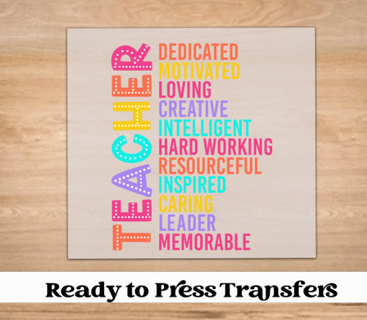 Meaning of Teacher DTF Transfer