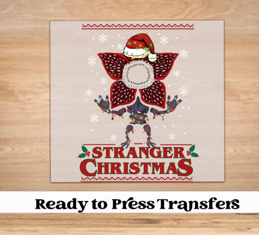Stranger Christmas DTF Transfer