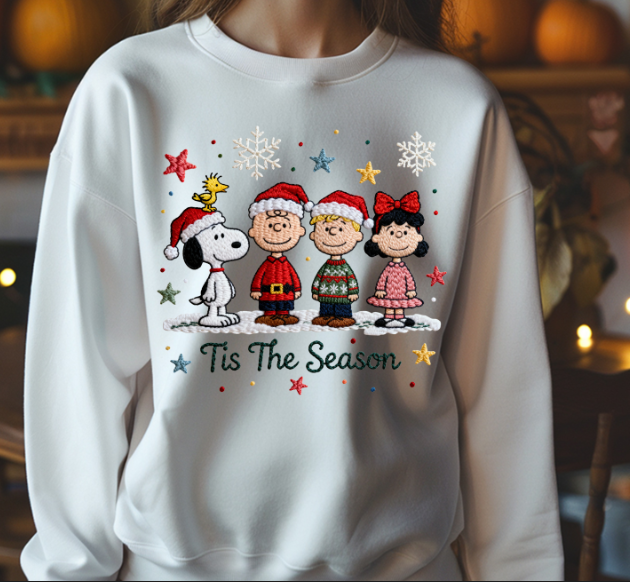 Snoopy Christmas DTF Transfer