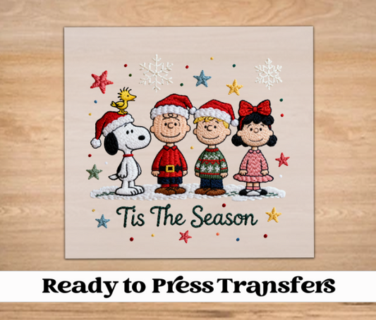 Snoopy Christmas DTF Transfer