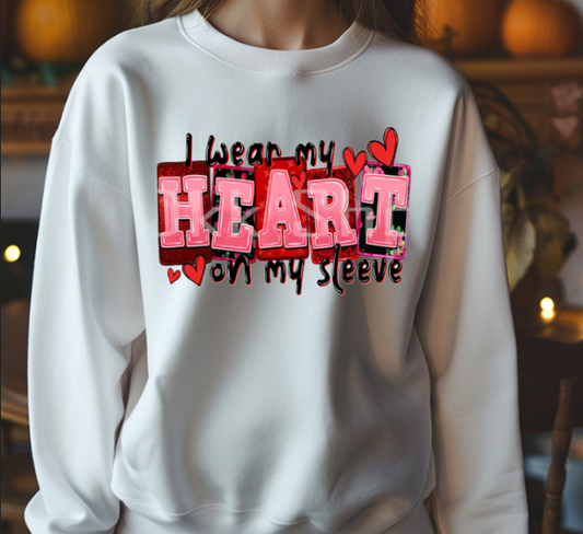 I Wear My Heart On My Sleeve | DTF Transfer