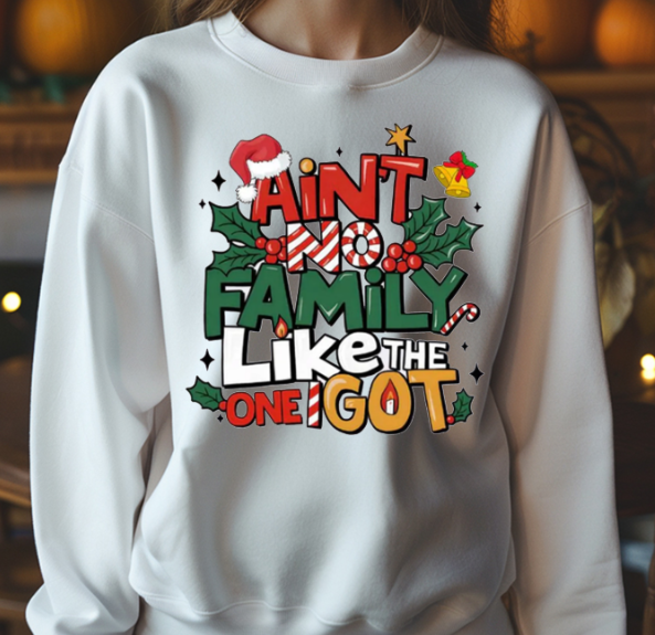 Christmas Aint No Family Like The One I Got DTF Transfer