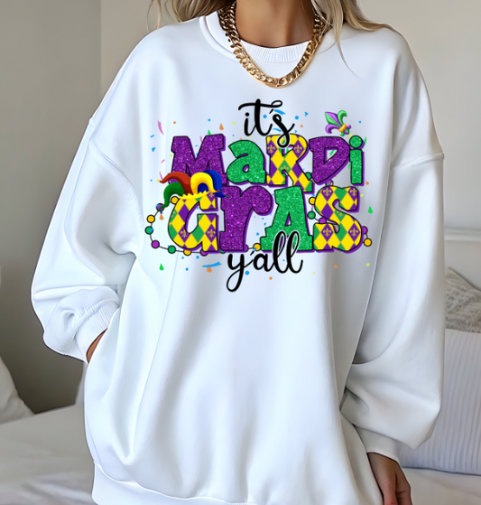 It's Mardi Gras Yall | DTF/Sublimation Transfer