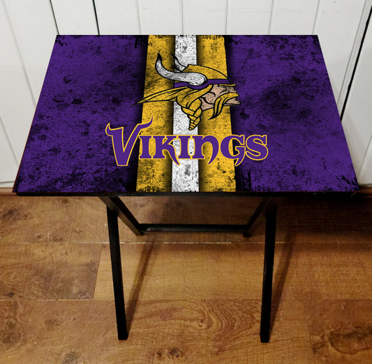 Vintage Football Themed Foldable Tray Table | All Teams Available