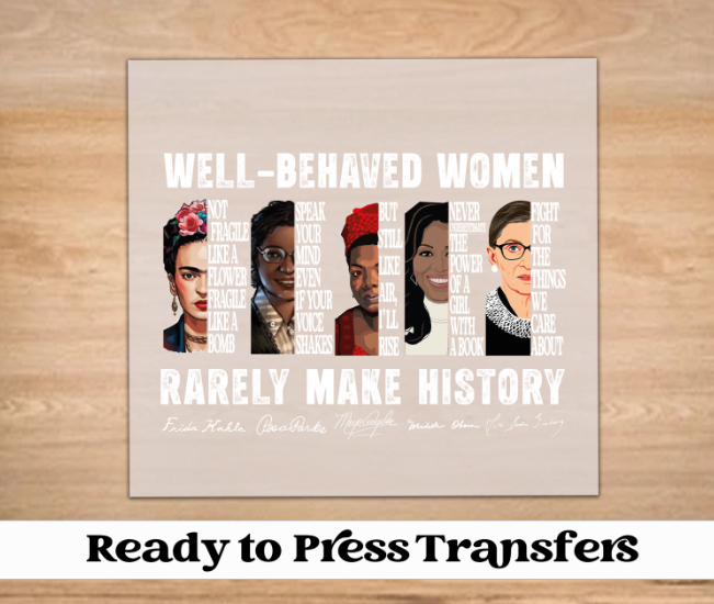 Women of History Black History DTF Transfer