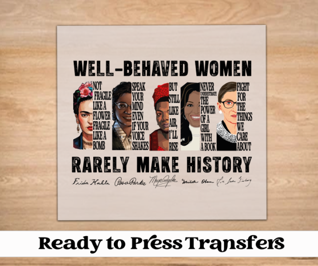 Women of History Black History DTF Transfer