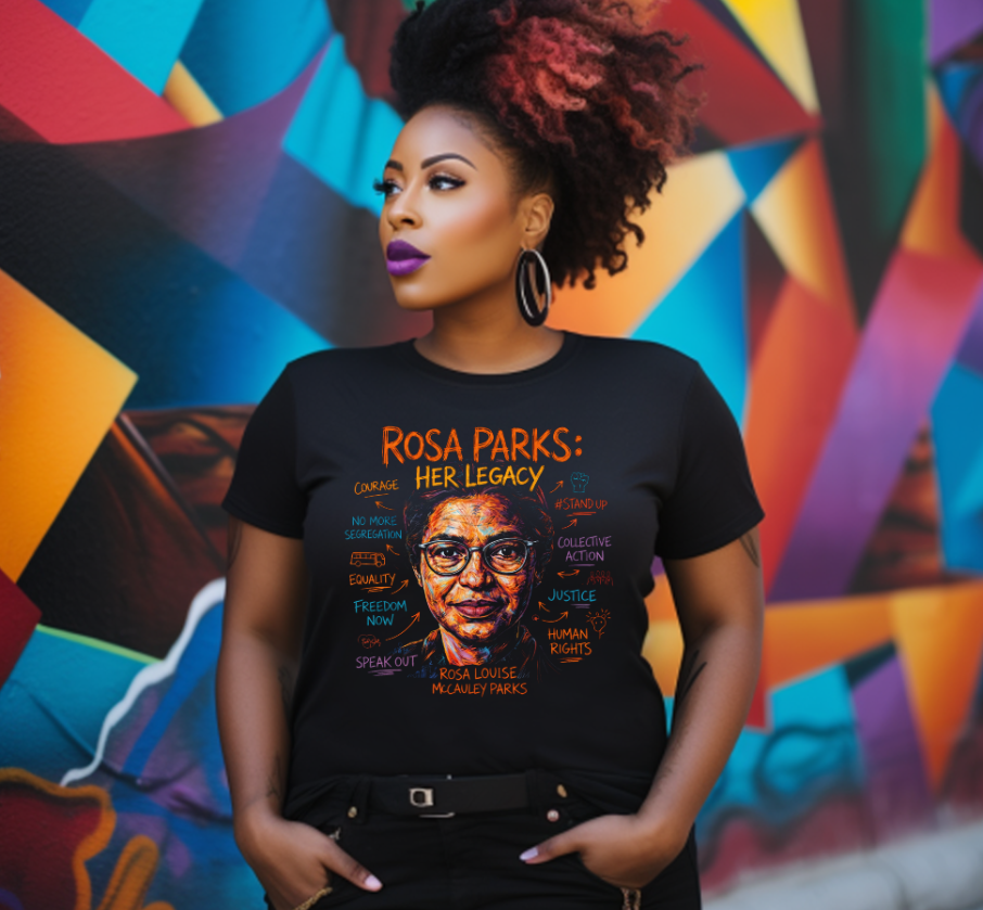 Rosa Her Legacy Half Tone DTF Transfer