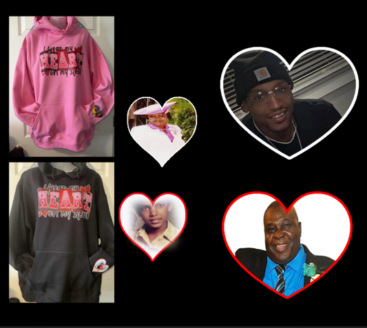 Picture Hearts DTF Transfer