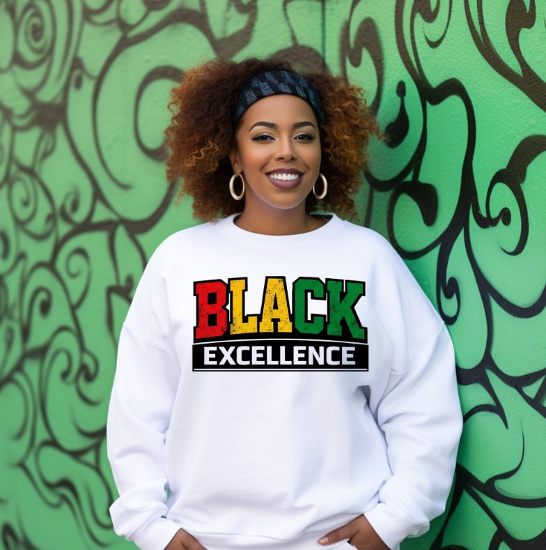 Black Excellence Bold DTF Transfer