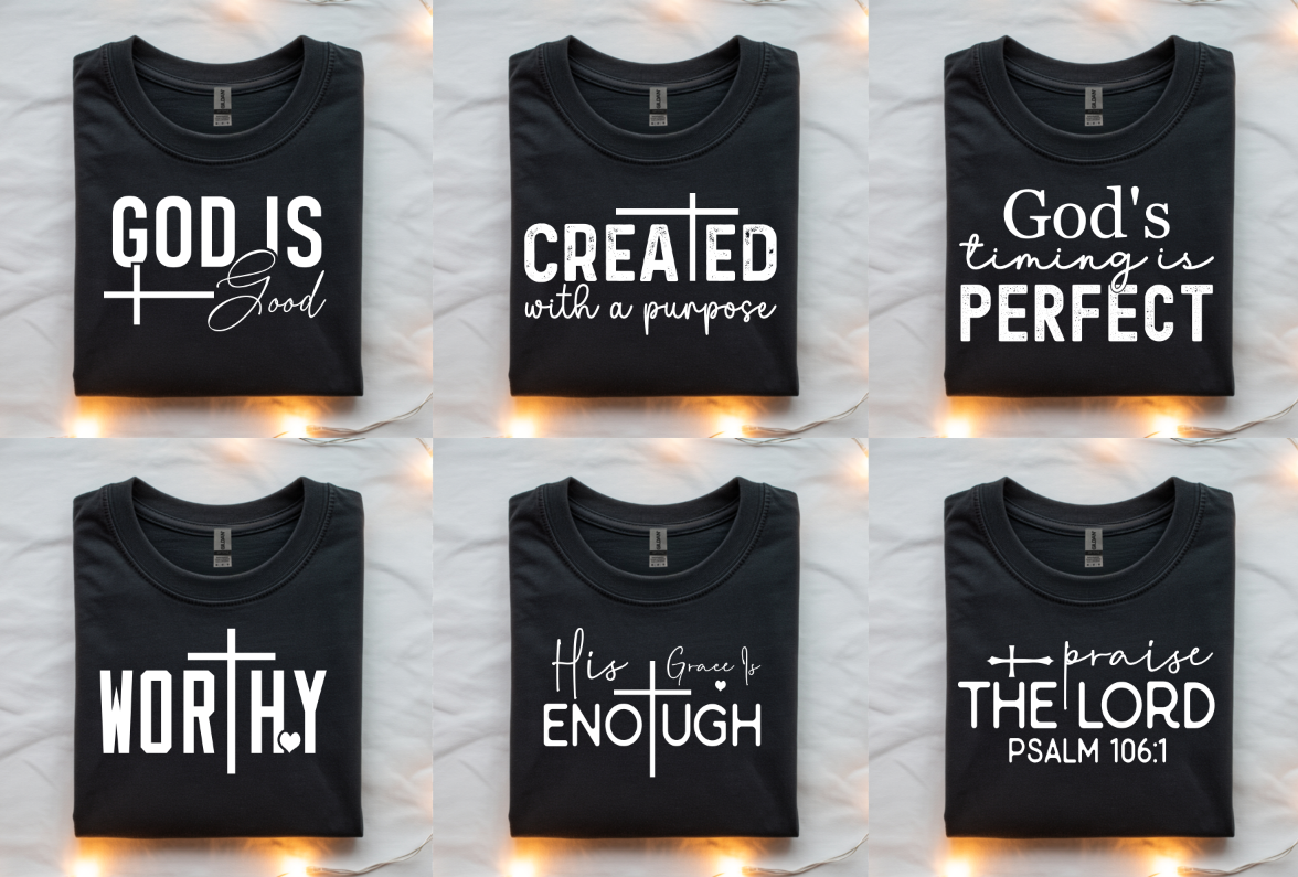 Christian Faith DTF Transfer Bundle
