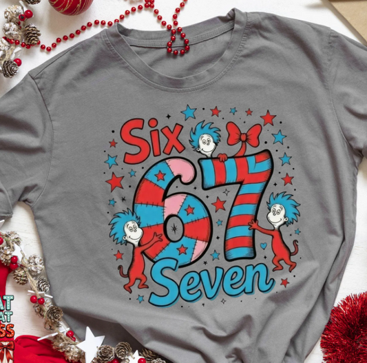 Suess 6 7 DTF Transfer