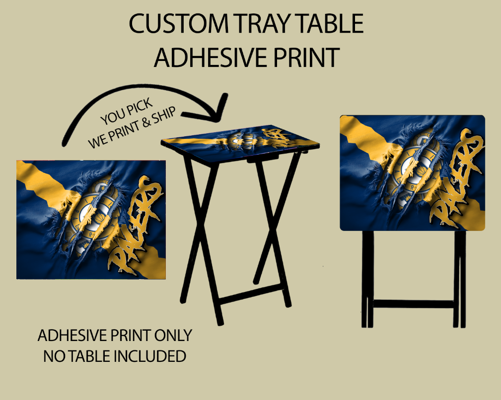 Pre-Made Basketball Claw Rip TV Tray Sticker - 20x16