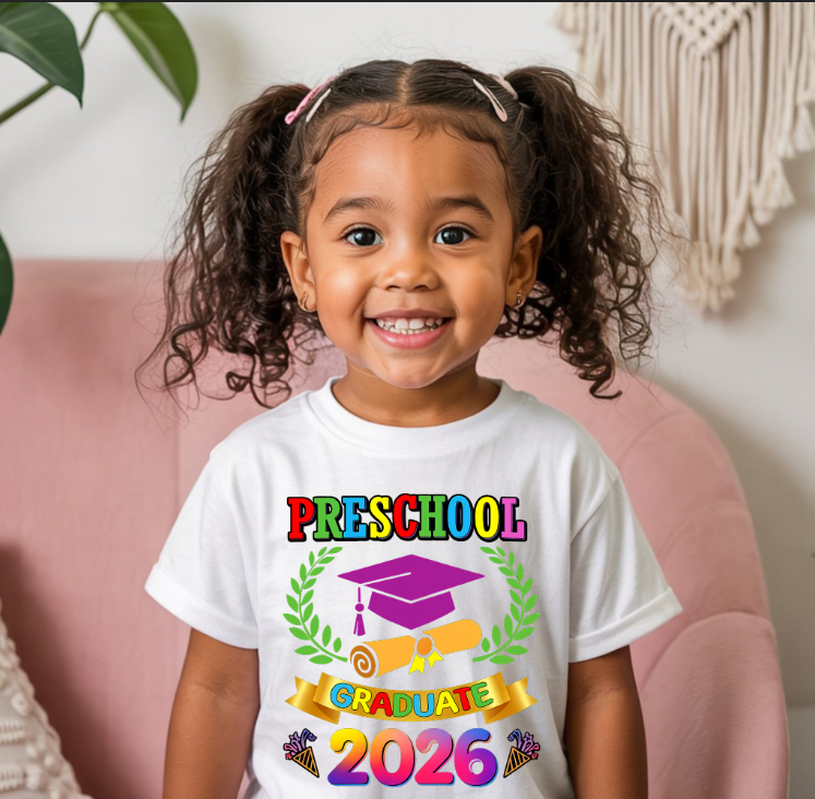 Preschool Graduate 2026 DTF Transfer