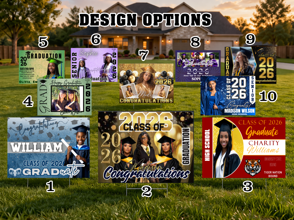Graduation Yard Signs