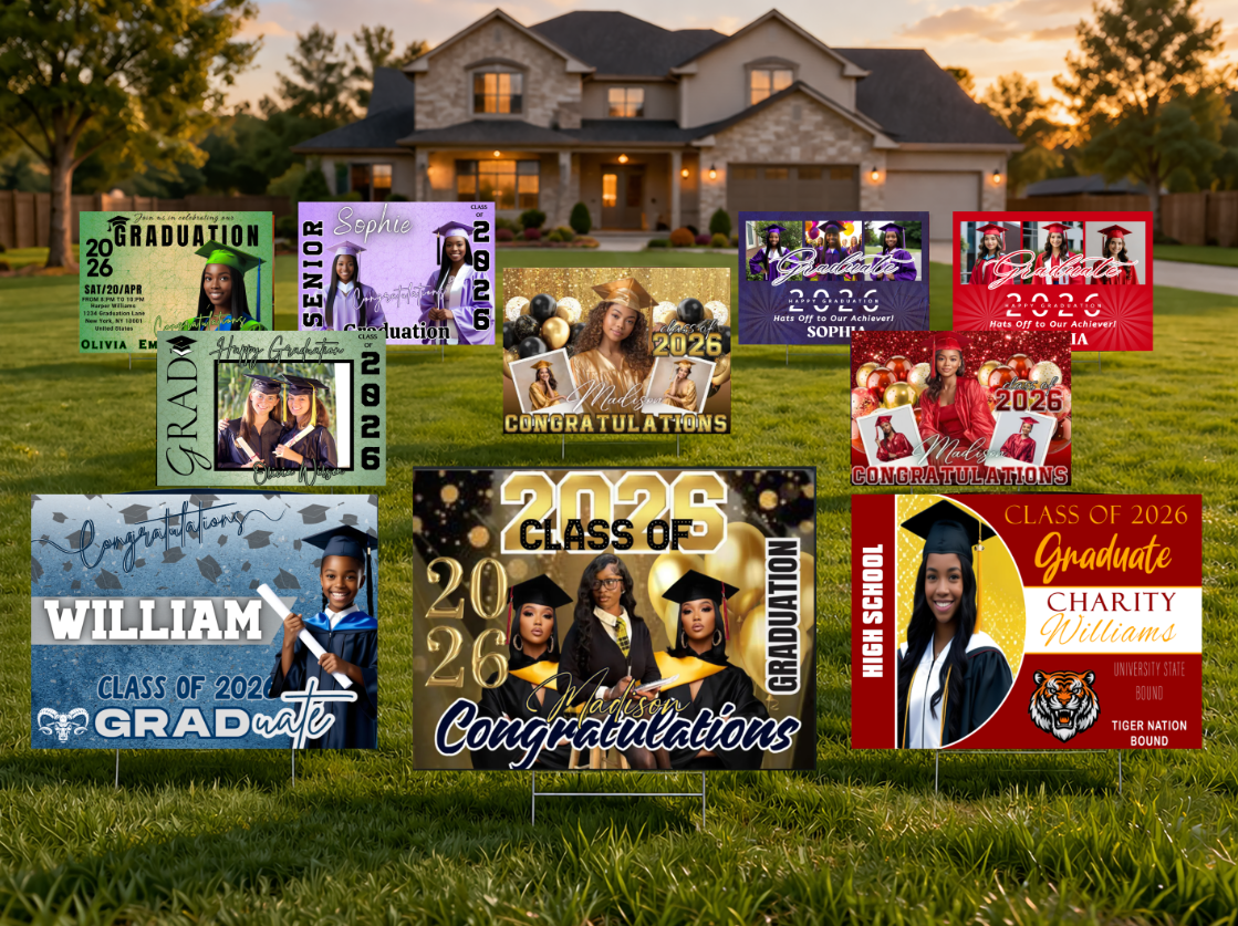 Create Your Own Yard Sign (Qty of 5) Upload Your Design