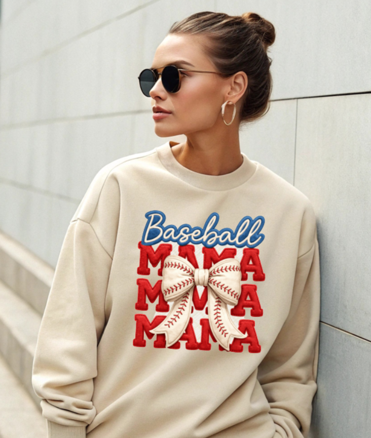 Baseball Mama DTF Transfer