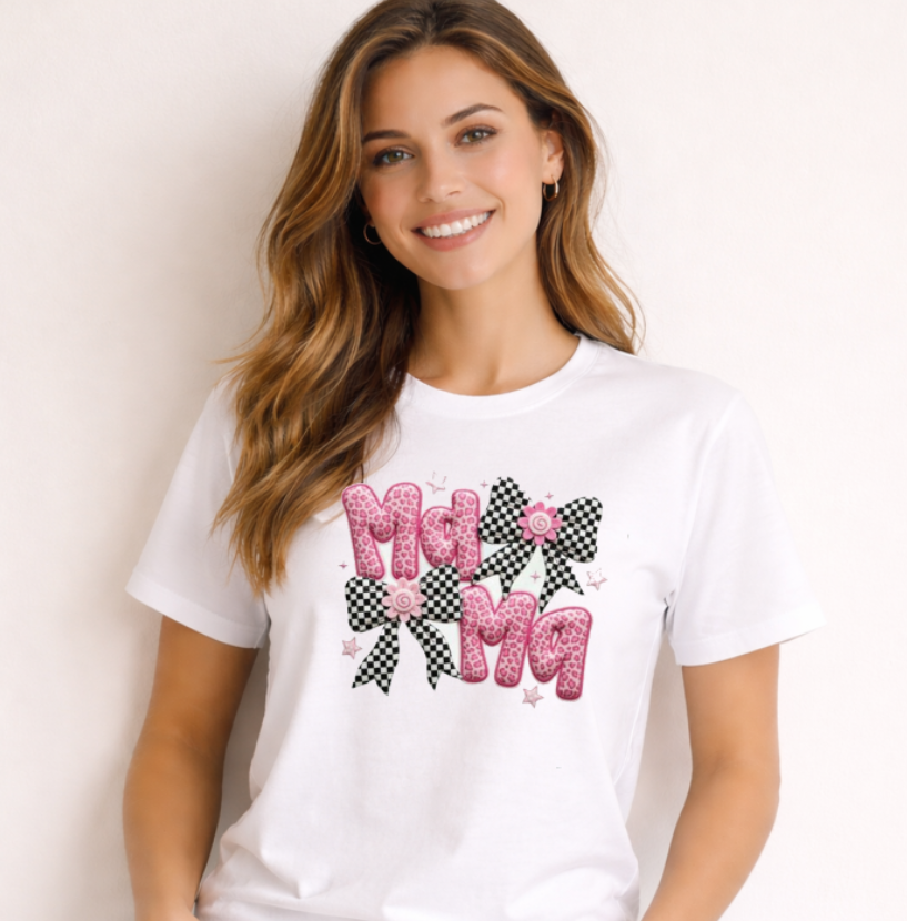 Pink Mama Leopard DTF Transfer