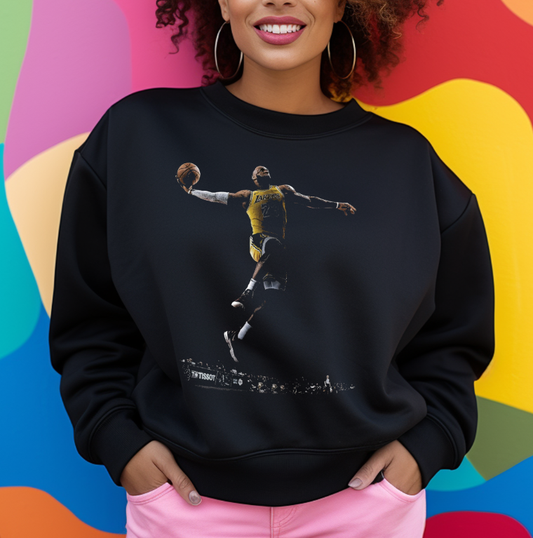 Lebron Inspired Vintage Halftone DTF Transfer