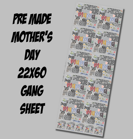 Cherish Mama DTF Gang Sheet