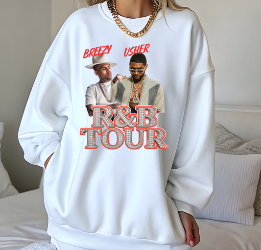 Breezy & Usher Tour DTF Transfer