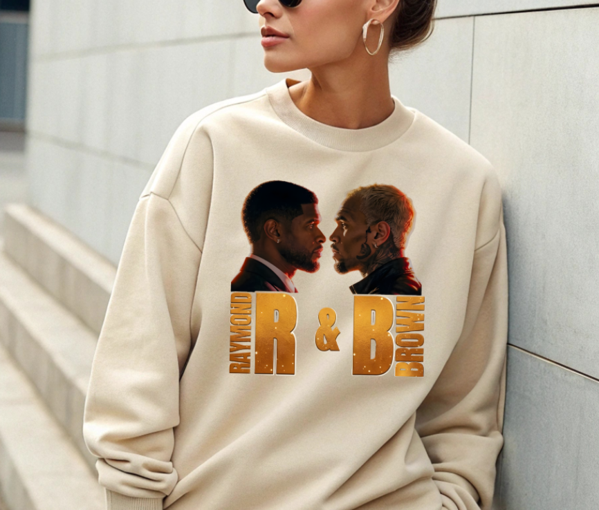 Gold R & B Tour DTF Transfer
