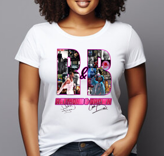 Pink R & B Black Tour DTF Transfer