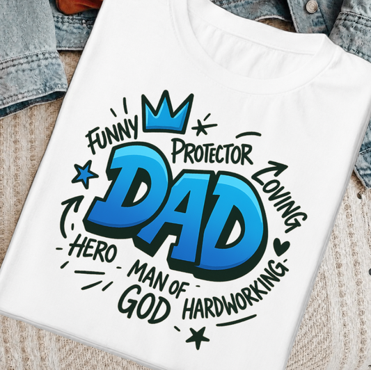 Funny Dad DTF Transfer