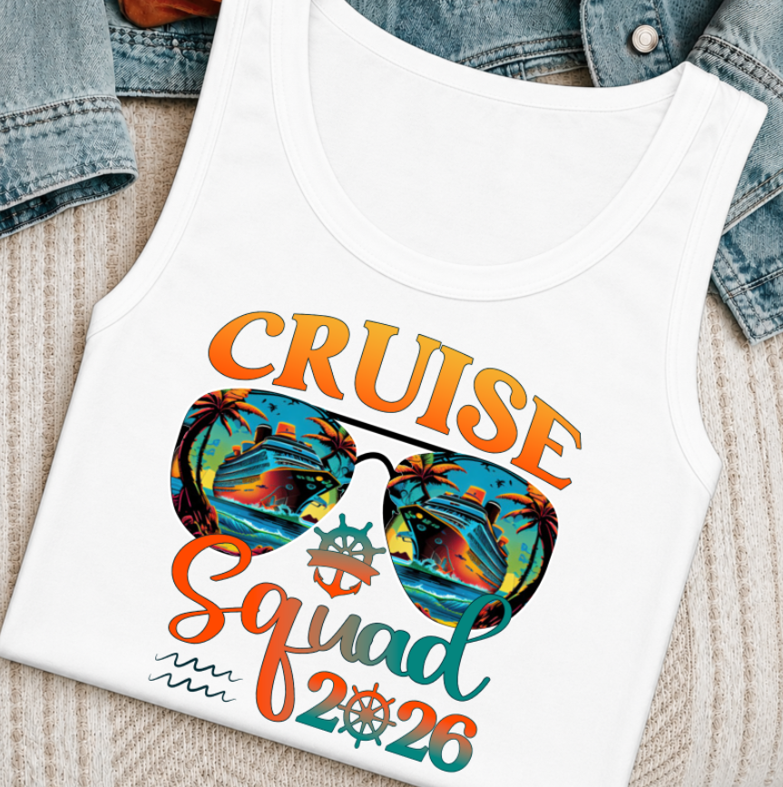 Cruise Squad DTF Transfer