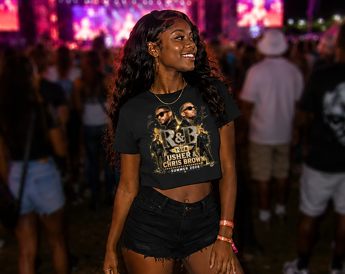 R & B Cropped T-Shirt