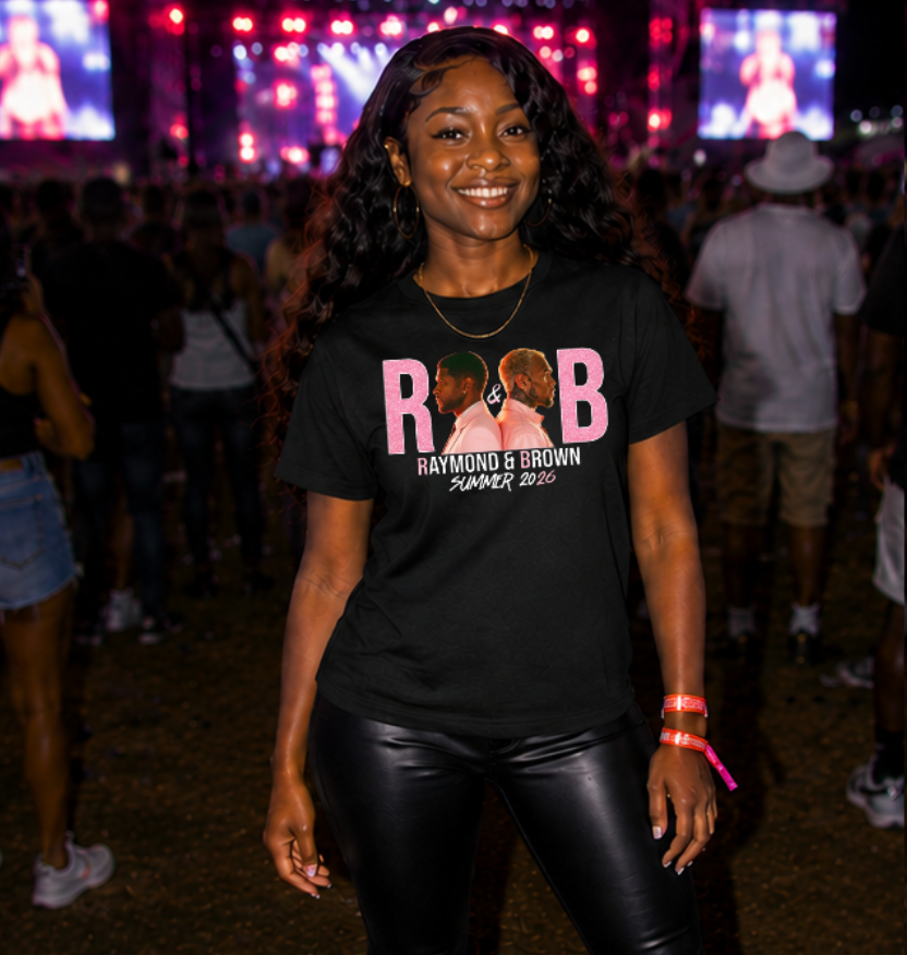 R & B Pink Design T-Shirt