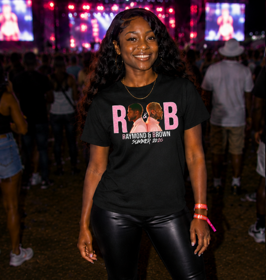 R & B Pink Design T-Shirt