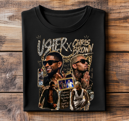 Usher x Chris DTF Transfer